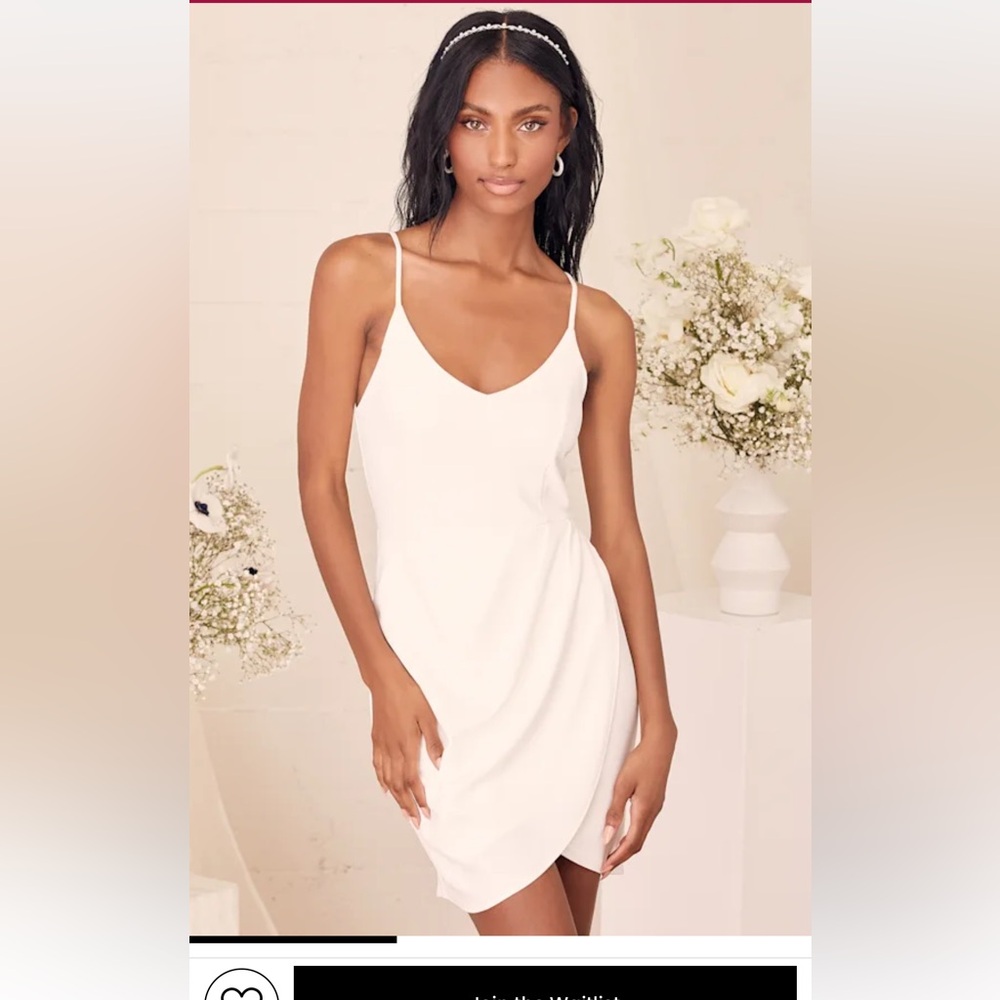 Lulu white mini dress